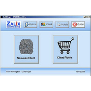 Logiciel de gestion de fidélité client à partir d'empreinte digitale - ZALIX - système biométrique GoldFinger_2