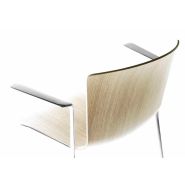 Chaise empilable SLAM - Polypro, bois ou tapissée - Design intemporel et accessoires fonctionnels_2