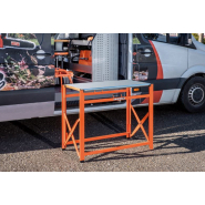 Établi pliable robuste en acier galvanisé - 840 mm x 510 mm x 970 mm - 1495FWB097TS_2