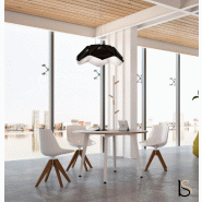 Table de réunion ronde Arky - Non, Noir, Anthracite_2