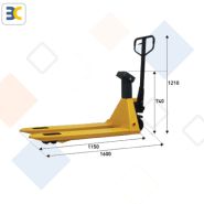 Transpalette peseur Bi-Echelon - 1500/2000kg - Précision 500 à 1000g - Indicateur BM1000 - IP54 - Fabriqué en Europe_2