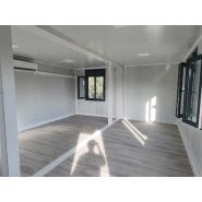 Bungalow de Chantier | Cabane de Chantier  | Container Amenage | Bureau Container | Bureau Conteneur | Modèle MODULHAUS 480cmx600cm_2