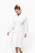 Peignoir kimono nid d'abeille - 100% coton - Réf: K122 - Kariban_2