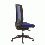 Siège bureautique  synchrone KENNY - Rouge, Noir, Réglable 3D, Piètement nylon noir_2