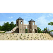 Structure multi-activités métallique forteresse - 1kasp0020-c - Ludoparc - 3 tours avec ossature inox, planchers à 150 cm_2