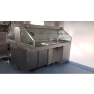 Table de macroscopie en acier inoxydable avec ventilation frontale et options de sécurité - TECHPATH_2