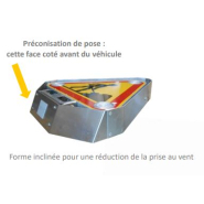 Triflash relevage électrique 500mm - Carter aluminium - 6 plots LED puissants - Référence 254485_2