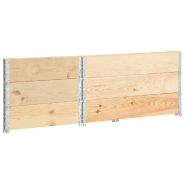Vidaxl colliers de palette 3 pcs 50x100 cm bois de pin solide 310053_2