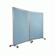 Cloison acoustique 6493 - tissu tendu sur mousse de mélamine non feu M1 et panneau central MDF_2