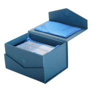 Bloc prisme en verre - transparent - livré dans boîte cadeau bleue - 583,33 g_2