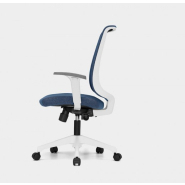 Fauteuil de bureau XT34 Blanc - Support Lombaire Réglable - Dossier Haut - Référence 6383 FR110_2