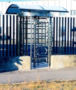 Tourniquet TR 104 - pleine hauteur - Saima - acier inox AISI 304 et rotor à 3 parties_2