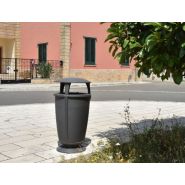 Poubelles publiques 2277 001 - Idesia - Neri - 75 L - Aluminium et Acier_2