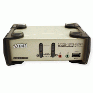 Aten cs1732b switch kvm vga, ps/2-usb, audio, hub usb, 2 ports_2