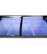 Congélateur bahut coffre 445 litres - froid statique, serrure, portes coulissantes en verre incurvé - CHR_2