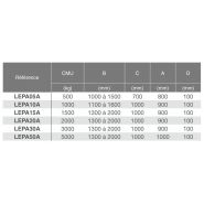 Lève-palette à anneau coulissant réglable en hauteur - Lortel - Charge 500 à 5000 kg - Construction sur mesure_2