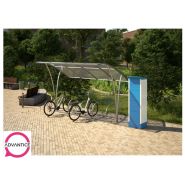 Armoire de recharge extérieure pour batteries de vélos électriques - 4 casiers certifiés IP44 - Dimensions 600x500x2095 mm_2