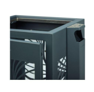 BELLA Corbeille anti-nuisibles 110L - à poser ou à fixer avec cendrier - Référence 59373_2