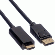 Roline câble displayport dp - uhdtv, m/m, noir, 2 m_2