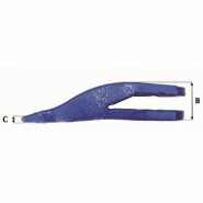 Dents de godet adaptables Feurst M 20 - Référence M20 - Poids 2.6 kg - Dimensions précises_2