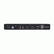 Switch KVM DisplayPort 2 Ports avec Matrice Vidéo Double Vue, 4K 60Hz, Hub 4x Ports USB, Commutateur_2