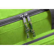 Sac de sport en polyester 600D - compartiments zippés - bandoulière réglable - vert citron_2