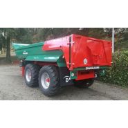 Benne TP en acier Hardox avec fond monocoque arrondi