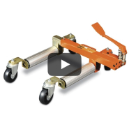 Chariot hydraulique Unicraft PV 681 - 680 kg - Aluminium avec roues de guidage_2