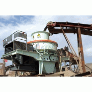 Concassage et criblage pour roche volcanique 0-5mm - concasseur à cône et broyeur à sable VSI_2
