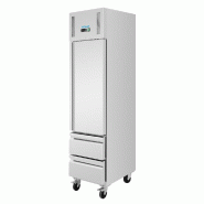 Armoire réfrigérée négative inox - 1 porte et 2 tiroirs  - GN compacte série G - 180L - Polar - UA116_2