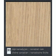 Grand bureau d'accueil droit Tera - MDD - Chêne Canadien, 264, Avec réhausse lumineuse_2