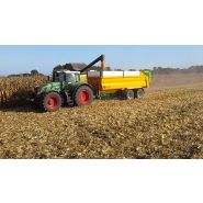 Remorque agricole monocoque 21 tonnes avec châssis en acier robuste