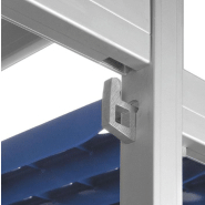 Double rayonnage complet 3 étagères GN 1/1 - H 1750mm - Prof. 560mm - Longueur 3136 mm - Marque Lacor_2