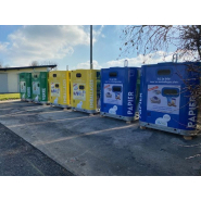 Borne personnalisable pour collecte et valorisation des déchets