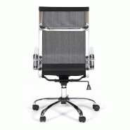 Fauteuil de Direction basculant - accoudoirs en aluminium poli - So Foggia - Sans_2