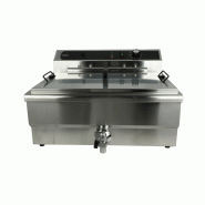Friteuse posable électrique 25l - avec robinet de vidange 7518.0210 COMBISTEEL_2