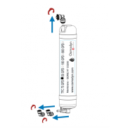 Kit de renouvellement fontaine ECO-NATURE - Pré-filtre sédiment 5 microns, charbon actif argent, post-filtre minéralisant végétal coco_2