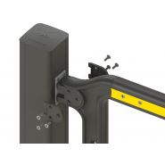 Portillon de sécurité SG Swing - Boplan - longueur > 1,5 m - fermeture automatique et support à roulettes_2