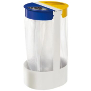 Support sac sur pied - 2 x 75L et 3×45 L corps blanc - Citwin intérieur essentiel_2