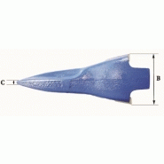 Dents de godet Fastkey FK7 PE - 6.80kg, dimensions précises et robustesse_2