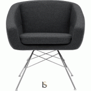 Fauteuil AIKO - Softline - Feld Anthracite 610_2