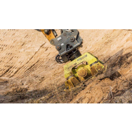 Plaque de compactage adaptable pour pelle 12 à 40 tonnes - Ammann France - APA 100/88 2M - Largeur 880 mm_2