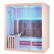 SAUNA COMBI BOREAL® ELÉGANCE 3 - 175X125 INFRAROUGE + VAPEUR_2