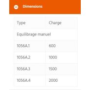 Lève-palette 1056 A - Eichinger - aluminium, charge 600 à 2000 kg, fourches réglables 450-950 mm_2