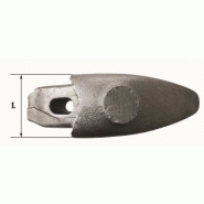 Dents de godet Fastkey FK9 1045 - 22kg - Dimensions 45x26x247x132mm - Épaisseur 45mm_2