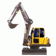 Pelleteuse 4,8 t sur chenilles caoutchouc cabine - pel50c_2