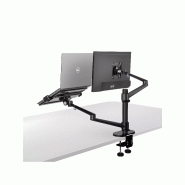 Bras articulé écran et ordinateur portable noir_2