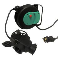 Enrouleur électrique à rappel automatique à ressort - 7 mètres - protection thermique IP42 - P105 - câble H05VV-F 3G1,5 mm²_2