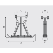 Plaque vibrante à semelle étroite pour pelle - traîneau simple, idéal pour les travaux de compactage dans les tranchées étroites - TWIN PLATE_2