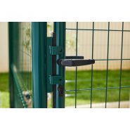 Portillon de jardin avec serrure intégrée